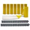 Aleco AirFlex Yellow Mesh Strip Door Kit 10' X 8', 8" x .080 405057 - alternate 1